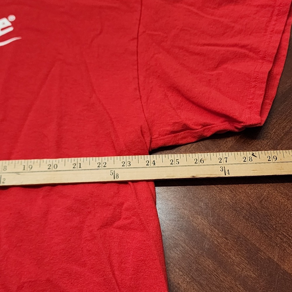 Milwaukee Tools Men's 2XL T-Shirt Cotton Red My Tool Last Longer Than Your Tool - Picture 7 of 8